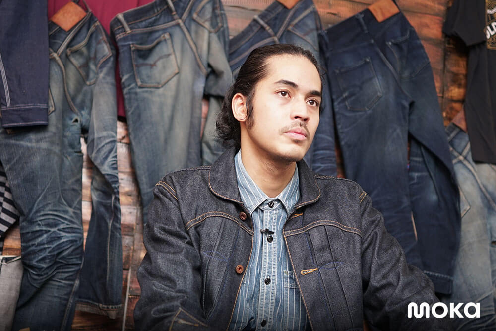 Oldblue Co merek denim loka yang berhasil memasuki pasar dunia telah memakai Moka pada usahanya