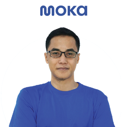 Reza Brianca seorang Head of Data memberikan testimoni bekerja di Moka 