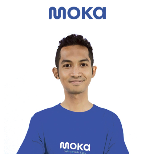Dhimas Adiyasa seorang Software Engineer in Test memberikan testimoni bekerja di Moka 